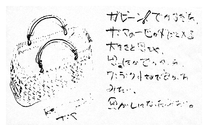 市場かごの声