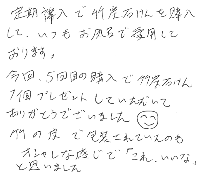 虎竹の里竹炭石鹸