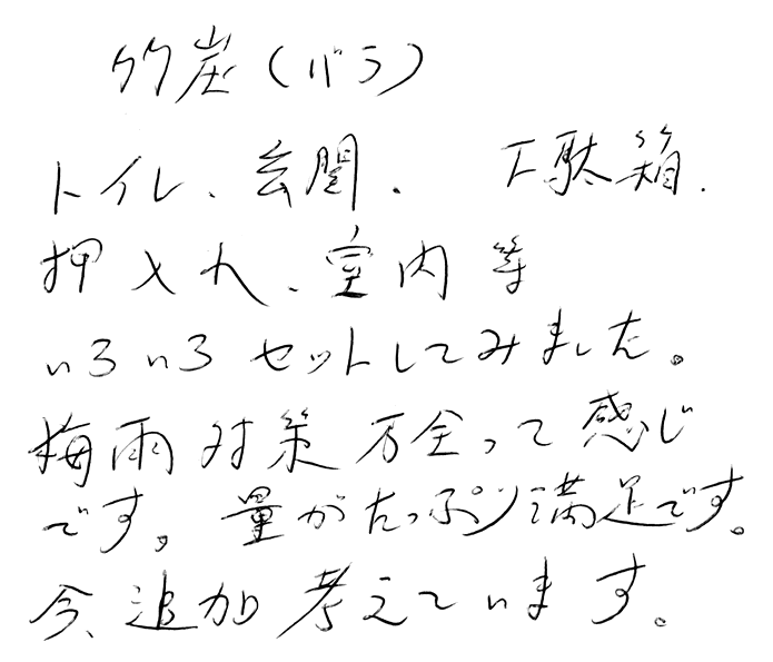 竹炭（バラ）のお声