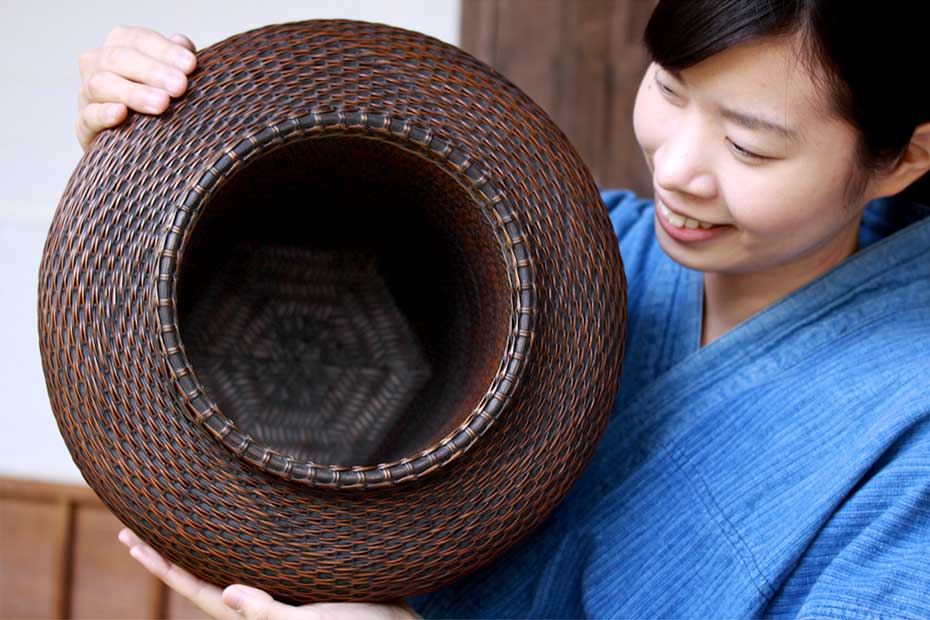 【一点限り】花かごの内底