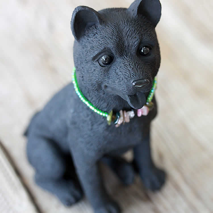 竹炭の柴犬