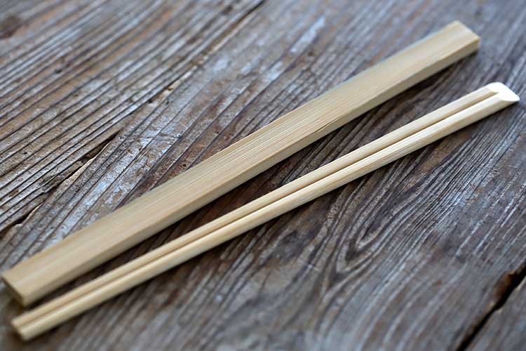 国産高級竹割り箸の完成