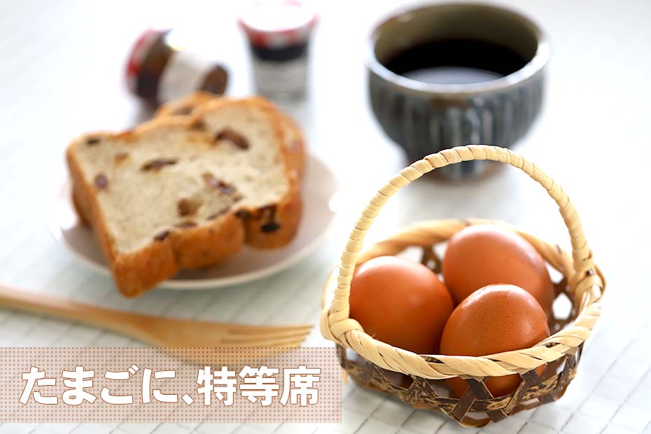食卓になじむかわいい小籠の虎竹手付きゆで卵かご