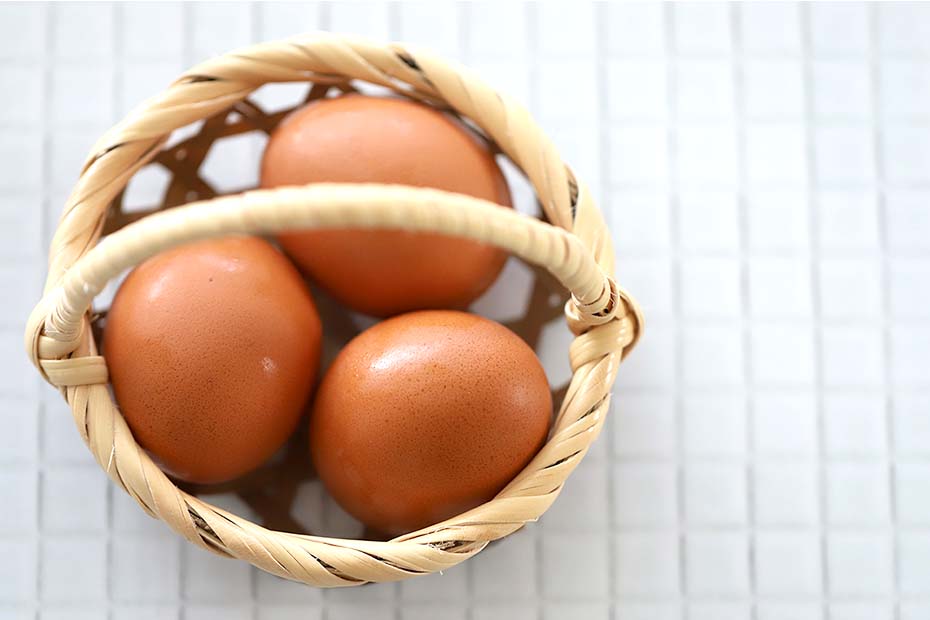 虎竹手付きゆで卵かごは日常使いに便利