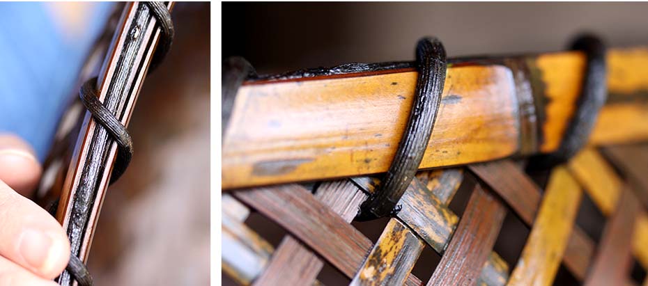 虎竹染フリーボックス（小判）の細部