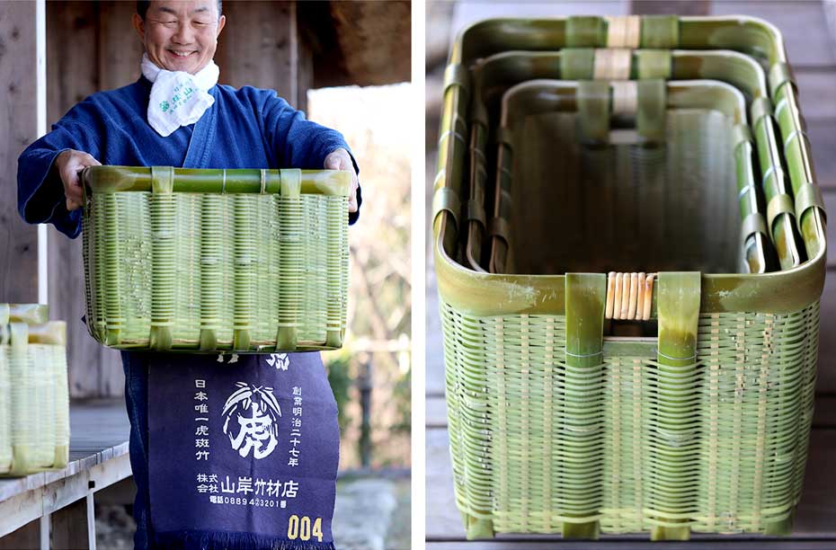 最強の真竹野菜かご（御用籠）