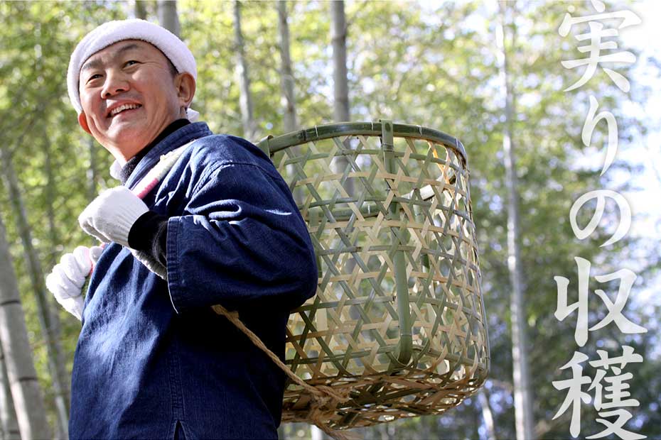 山でも畑でも大活躍の背負いかご（六ツ目）