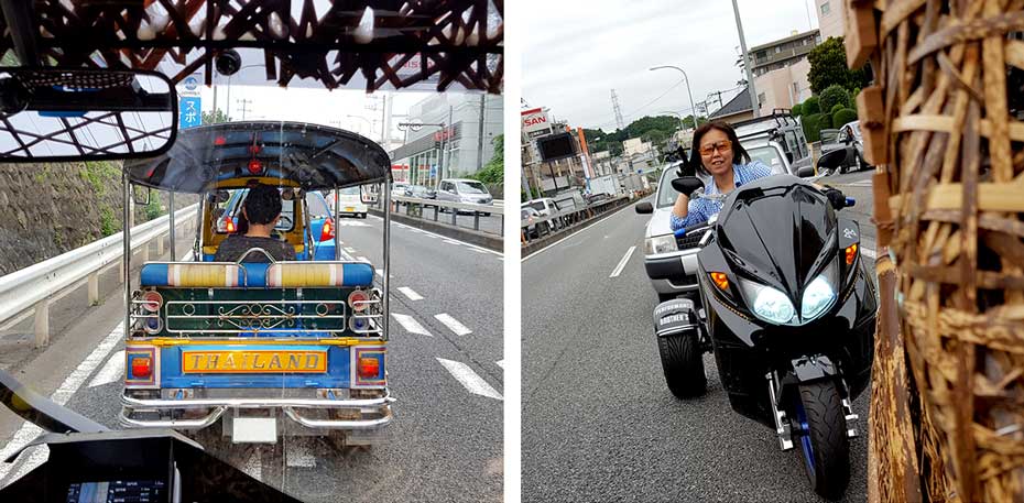 トゥクトゥクとスカイウェブ