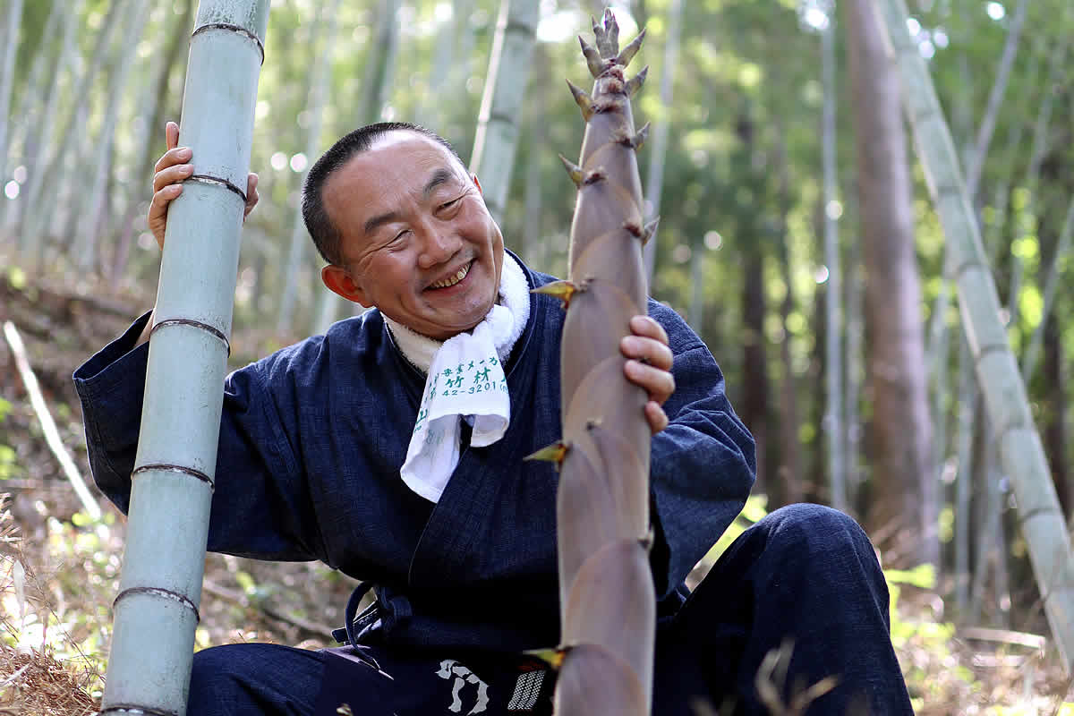 竹虎四代目四代目.虎斑竹の筍,国産、無農薬へのこだわり