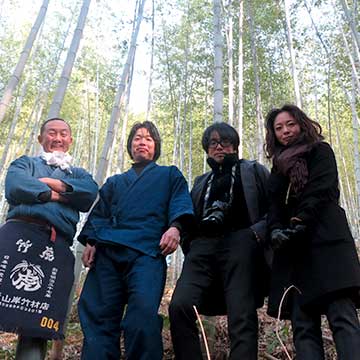 竹芸家 田辺小竹様、写真家 ミナモトタダユキ様、陶芸家 若杉聖子様