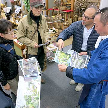 株式会社ウイン 稲田純一様、牧野植物園 学芸員様