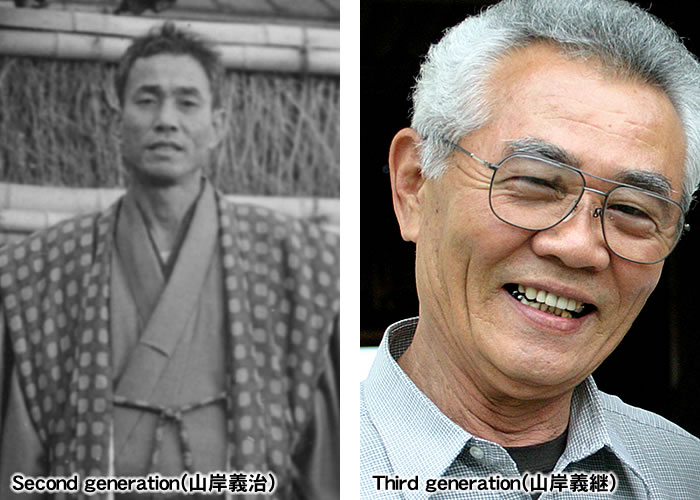 Second generation(山岸義治)とThird generation(山岸義継)