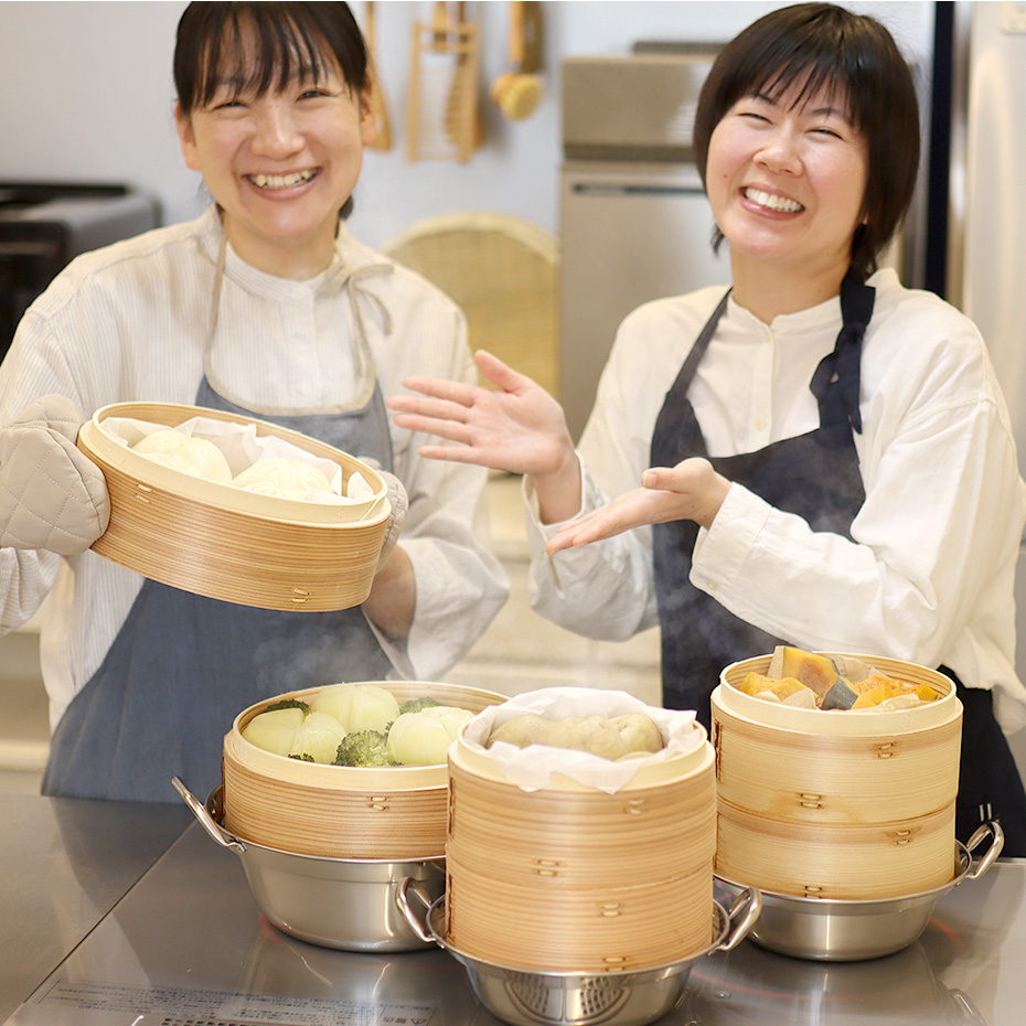 蒸し料理で元気に