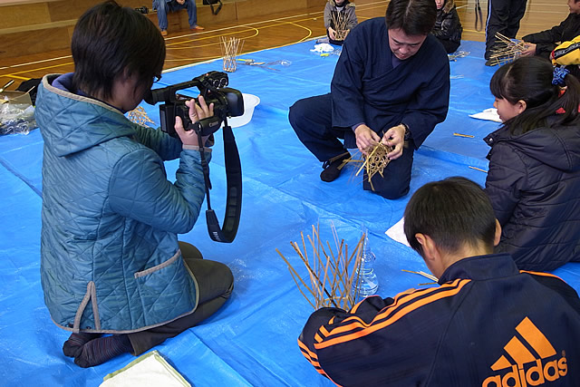 虎竹花かご作り方キット