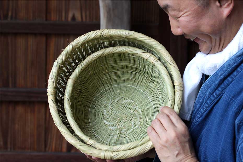 スズ竹水切り籠は長くご愛用いただけます