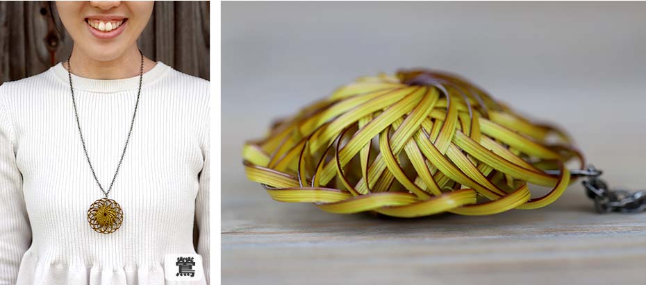 大輪の花竹ペンダントの1970年からの歴史