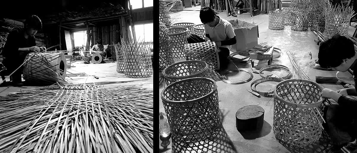 白虎竹製の玉入れ籠,サイズ