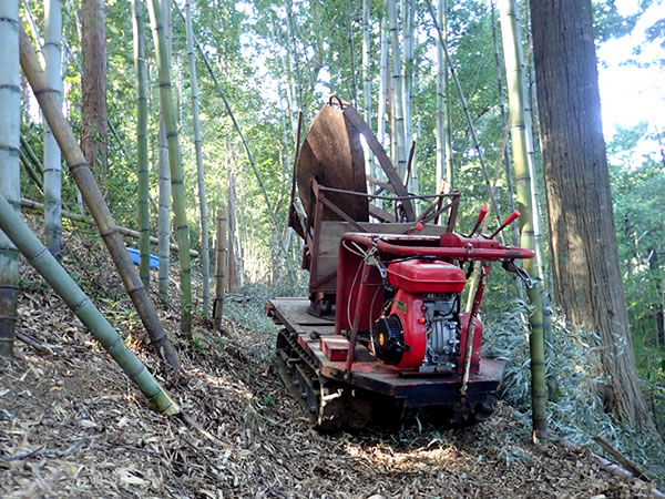 虎竹の運搬機