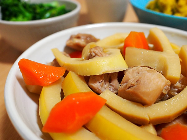 筍と鶏肉の旨煮