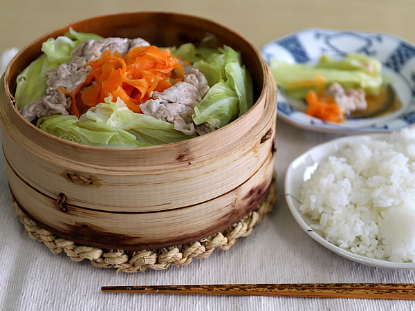 せいろ蒸しで毎日充実晩ごはん 竹虎スタッフブログ